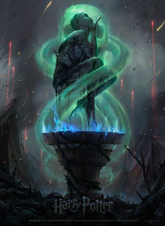 Voldemort rises from a cauldron reborn